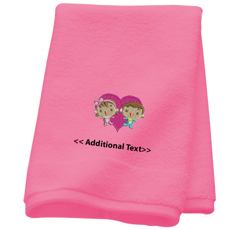 Personalised Babies Gift Towels Terry Cotton Towel