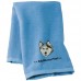Personalised Husky Custom Embroidered  Terry Cotton Towel