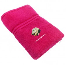 Personalised Dog Custom Embroidered Terry Cotton Towel