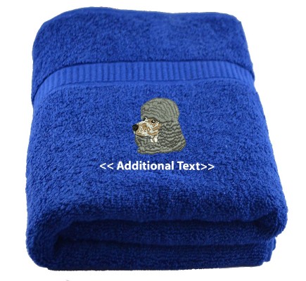 Personalised Dog Custom Embroidered  Terry Cotton Towel