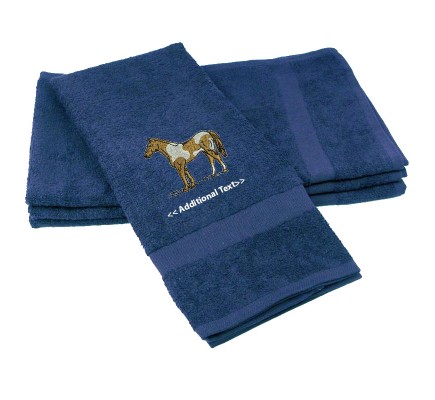 Personalised Horse Custom Embroidered  Terry Cotton Towel
