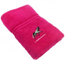 Personalised Horse Custom Embroidered  Terry Cotton Towel