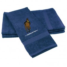 Personalised Horse Custom Embroidered  Terry Cotton Towel