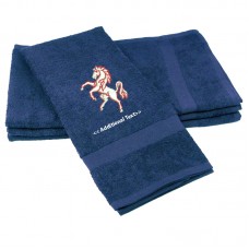 Personalised Horse Custom Embroidered  Terry Cotton Towel