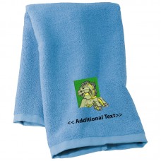 Personalised Horse Custom Embroidered  Terry Cotton Towel