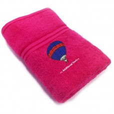 Personalised Hot Air Ballon Custom Embroidered Terry Cotton Towel