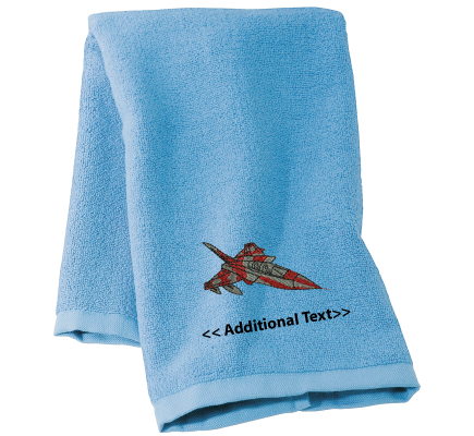 Personalised  Air Force Jet Military Towels Terry Cotton Towel