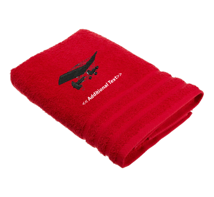 Personalised Microlight Military Terry Cotton Towel