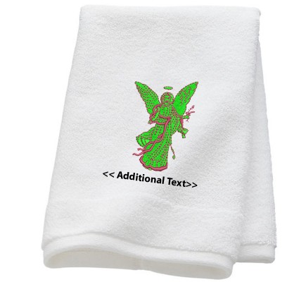 Personalised Angel Religious Towels Terry Cotton Towel