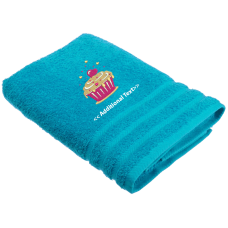 Personalised Cup Cakes Gift Towels Terry Cotton Towel