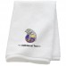 Personalised Cat and a Fish Bowl  Custom Embroidered Terry Cotton Towel