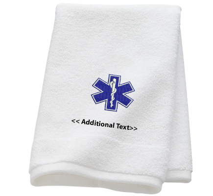 Personalised Star Of Life Personalised Towels Terry Cotton Towel