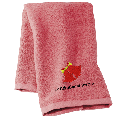 Personalised Bells Seasonal Towels Terry Cotton Towel