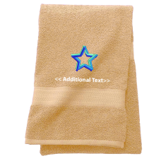 Personalised Star Gift Towels Terry Cotton Towel