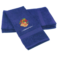 Personalised Wedding Bells Custom Embroidered Terry Cotton Towel