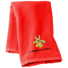 Personalised Easter Bunny Seasonal Towels Terry Cotton Towel