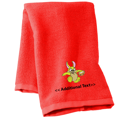 Personalised Easter Bunny Seasonal Towels Terry Cotton Towel
