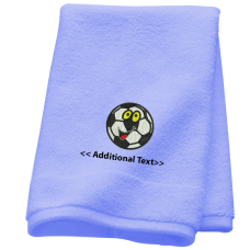 Personalised Cartoon Football  Sports Towels Terry Cotton Towel