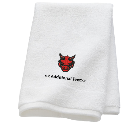 Personalised Devil Seasonal Towels Terry Cotton Towel