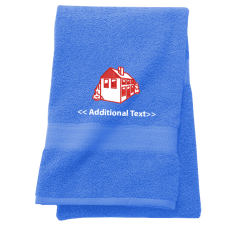 Personalised  House Custom Embroidered Terry Cotton Towel