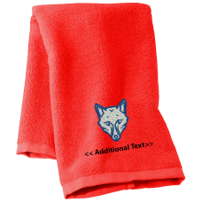 Personalised Fox Head Sports Towels Terry Cotton Towel