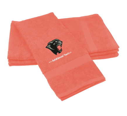 Personalised Panther Head Sports Towels Terry Cotton Towel