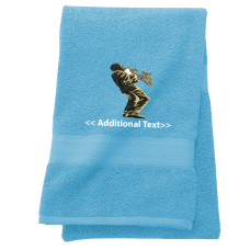Personalised Jazz Man Hobby Towels Terry Cotton Towel