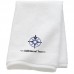 Personalised Compas Custom Embroidered Terry Cotton Towel