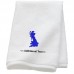 Personalised UK Map Custom Embroidered Terry Cotton Towel