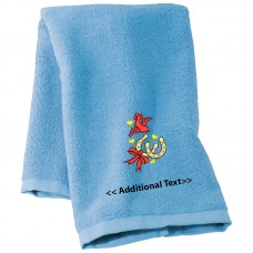 Personalised Wedding Luck Custom Embroidered Terry Cotton Towel