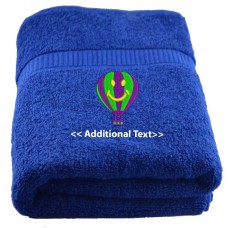 Personalised Airballoon  Custom Embroidered Terry Cotton Towel