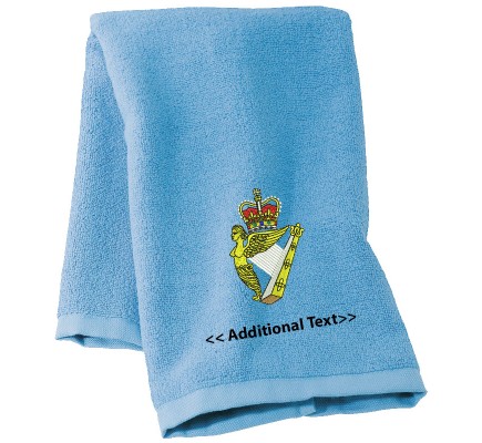 Personalised Royal Irish Regiment Military Towels Terry Cotton Towel