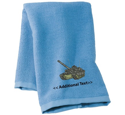 Personalised Tank  Military Towels  Terry Cotton Towel