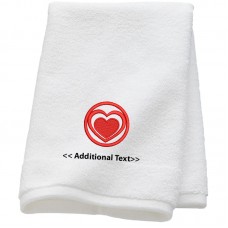 Personalised Circle Heart Seasonal Towels Terry Cotton Towel