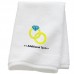 Personalised Twin Rings Wedding Towel Terry Cotton Towel