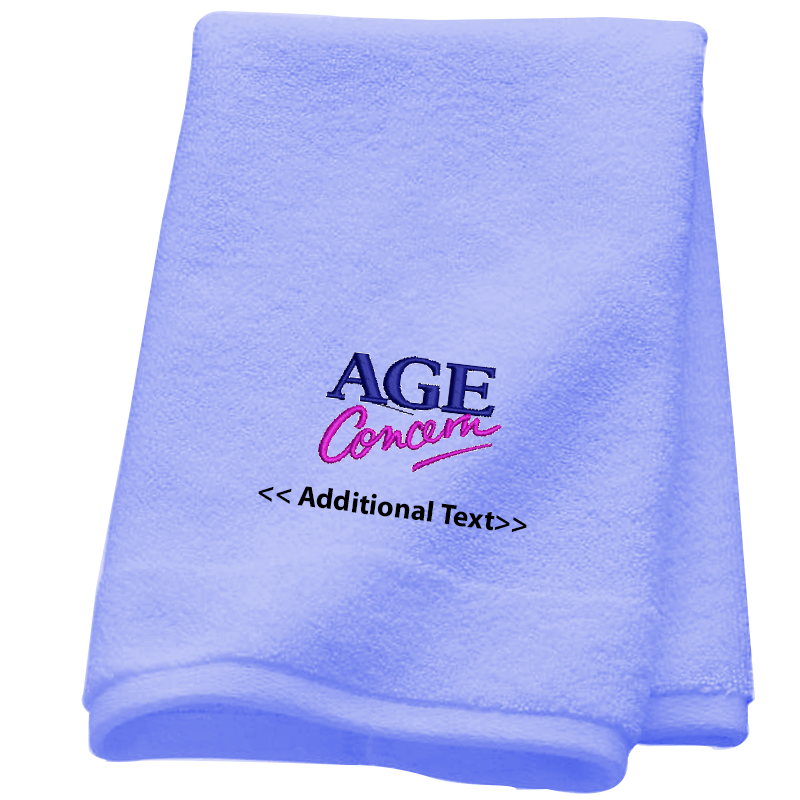 Personalised Age Concern Personalised Towels Terry Cotton Towel