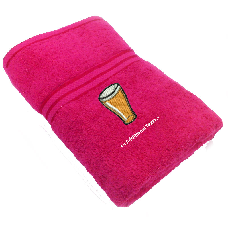 Personalised Beer Gift Towels Terry Cotton Towel