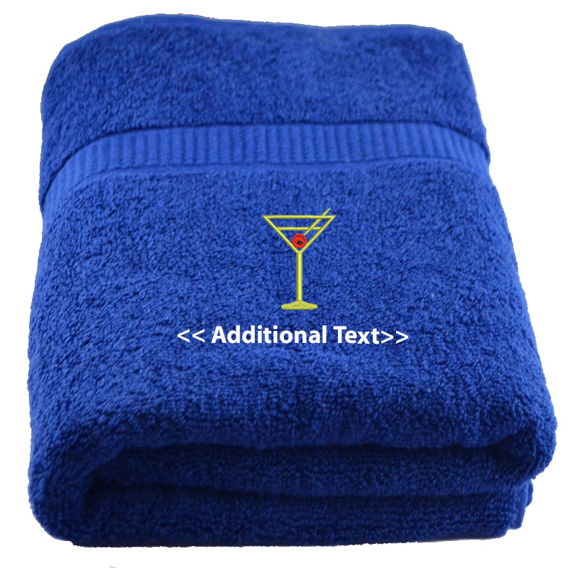 Personalised Wine Gift Towels Terry Cotton Towel